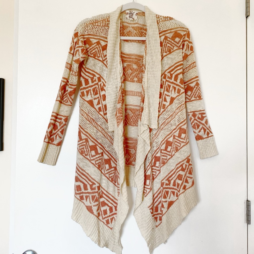 Hippie Rose: Women’s Open Front-Draped cardigan